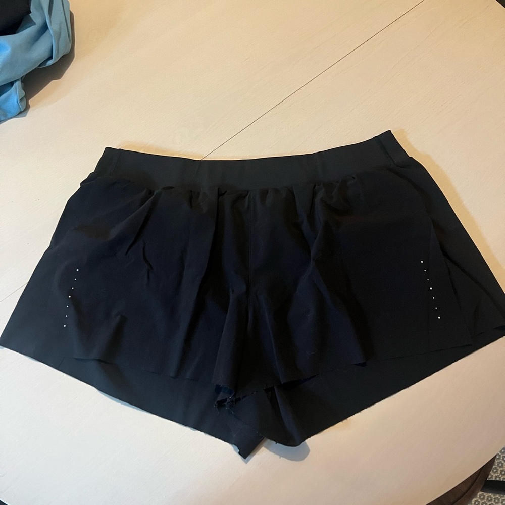 Athleta fast route run short large